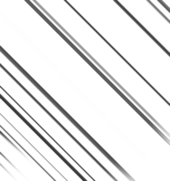 Black and white striped abstract background overlay. Motion effect. PNG graphic illustration with transparent background.