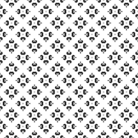 Black seamless abstract pattern. Overlay for background and backdrop. Ornamental design. PNG graphic illustration with transparent background.