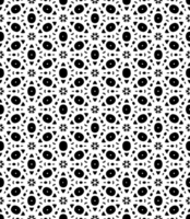 Black seamless abstract pattern. Overlay for background and backdrop. Ornamental design. PNG graphic illustration with transparent background.