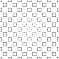 Black seamless abstract pattern. Overlay for background and backdrop. Ornamental design. PNG graphic illustration with transparent background.