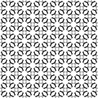 Black seamless abstract pattern. Overlay for background and backdrop. Ornamental design. PNG graphic illustration with transparent background.