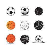 ball icon logo vector design template