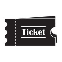 ticket icon logo vector design template