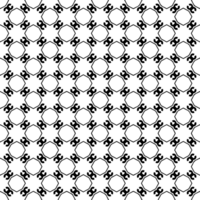 Black seamless abstract pattern. Overlay for background and backdrop. Ornamental design. PNG graphic illustration with transparent background.