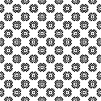 Black seamless abstract pattern. Overlay for background and backdrop. Ornamental design. PNG graphic illustration with transparent background.