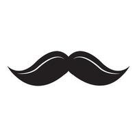 moustache icon logo vector design template