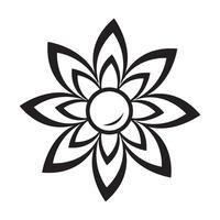 Jasmine flower icon logo vector design template