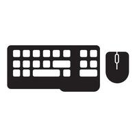 plantilla de diseño de vector de logotipo de icono de teclado