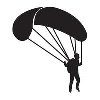 plantilla de diseño de vector de logotipo de icono de paracaídas