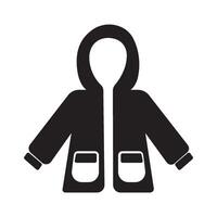 de los hombres chaqueta icono logo vector diseño modelo