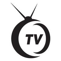 television icon logo vector design template