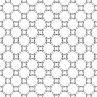 Black seamless abstract pattern. Overlay for background and backdrop. Ornamental design. PNG graphic illustration with transparent background.