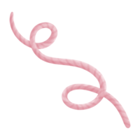 Pink rope with Easter day png