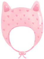 Pink baby hat png