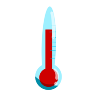 thermomètre, montrant chaud résultats png