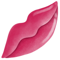 Red plump lips Red mouth png