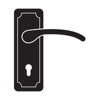 door handle icon logo vector design template