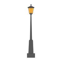 street lighting icon logo vector design template