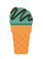 ice cream cone isolate element png
