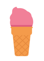 gelo creme cone isolar elemento png