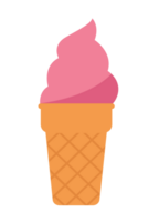 gelo creme cone isolar elemento png