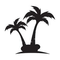 coconut tree icon logo vector design template