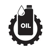 engine oil icon logo vector design template