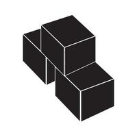 building blocks icon vector design template