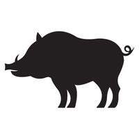 cerdo icono logo vector diseño modelo