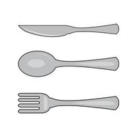 spoon icon vector design template