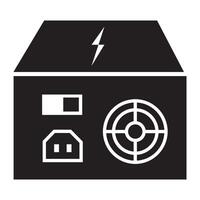 power supply icon logo vector design template