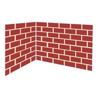 brick wall icon logo vector design template