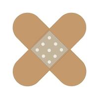 wound plaster icon logo vector design template