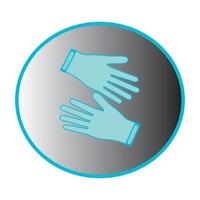 gloves icon vector design template