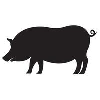 cerdo icono logo vector diseño modelo