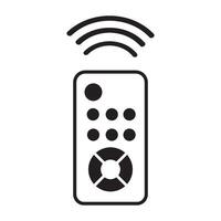 remote control icon logo vector design template