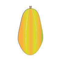 papaya icono vector diseño modelo