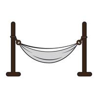 hammock icon logo vector design template