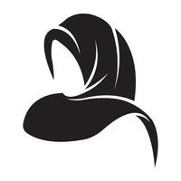 hijab icon logo vector design template