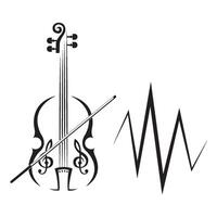 plantilla de diseño de vector de logotipo de icono de música