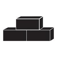 building blocks icon vector design template