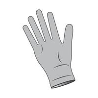 guantes icono vector diseño modelo