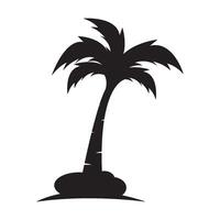 coconut tree icon logo vector design template