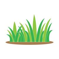 grass icon logo vector design template