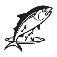 pescado icono logo vector diseño modelo