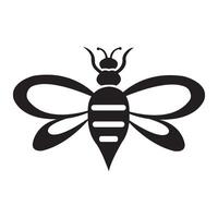 plantilla de diseño de vector de logotipo de icono de abeja