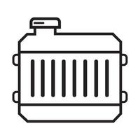 radiator icon logo vector design template