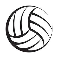 volley ball icon logo vector design template