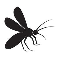 plantilla de diseño de vector de logotipo de icono de mosquito