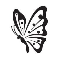 plantilla de diseño de vector de logotipo de icono de mariposa